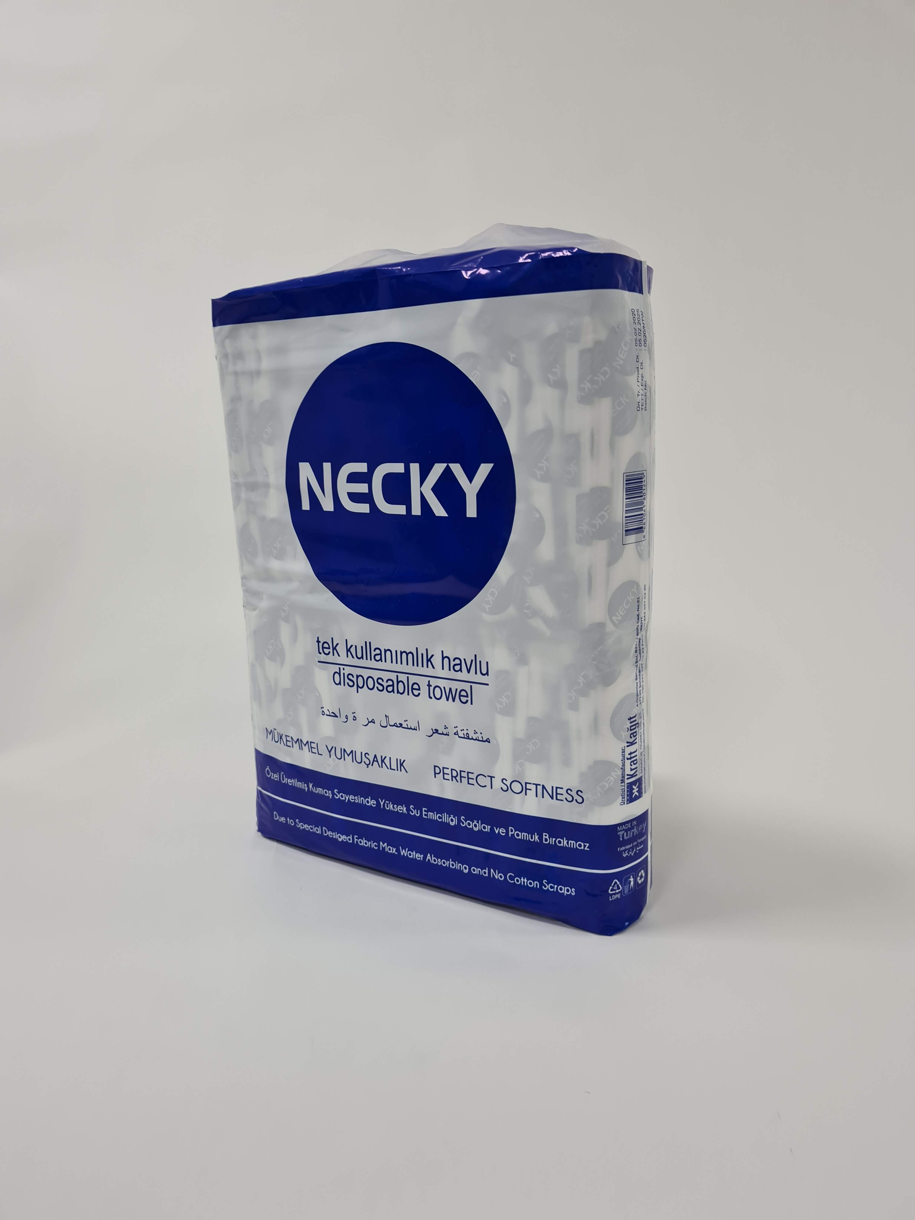 Necky  Tek Kullanımlık Havlu (Tekli Paket) 100lü